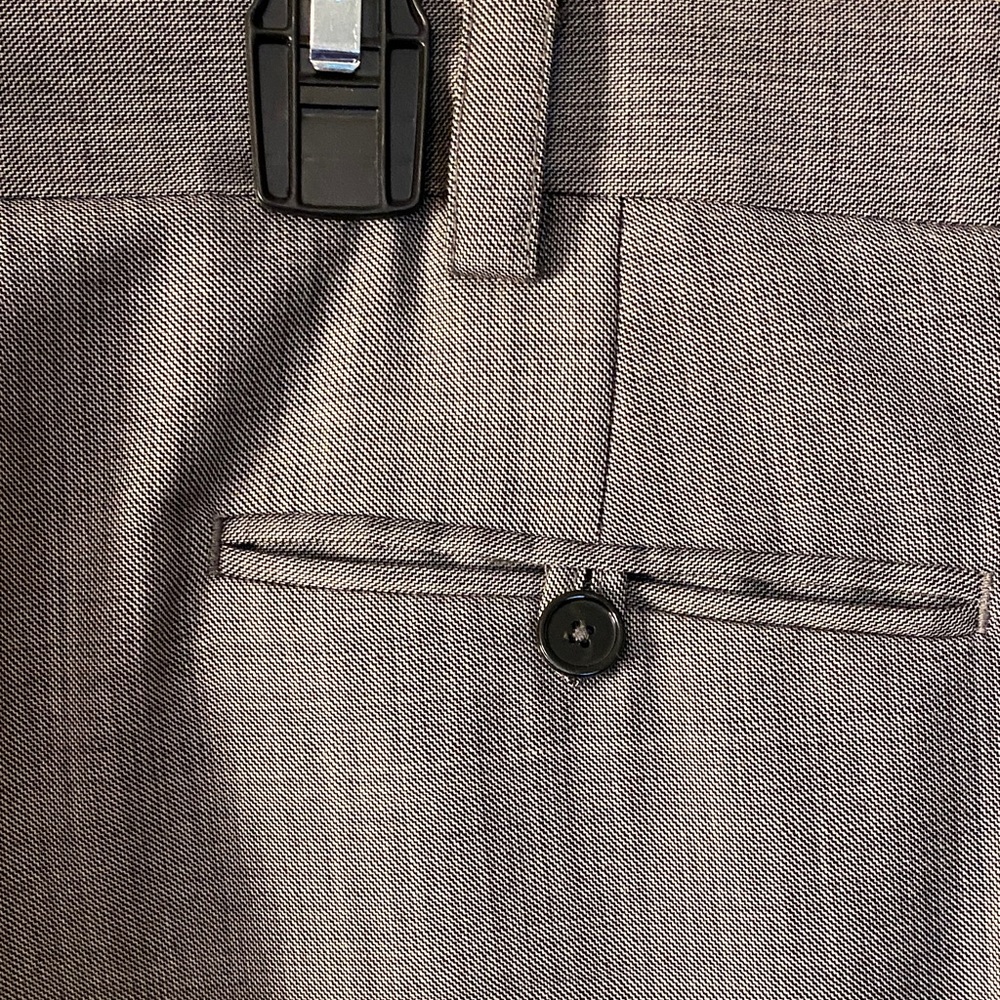 Sean John Men's Light Gray Dress Pants - Pleated Front - Picture 6 of 6